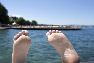 Le public ne pourra pas profiter des plages du Vengeron et de Pregny-Chambésy durant le week-end (photo d'illustration). KEYSTONE/SALVATORE DI NOLFI